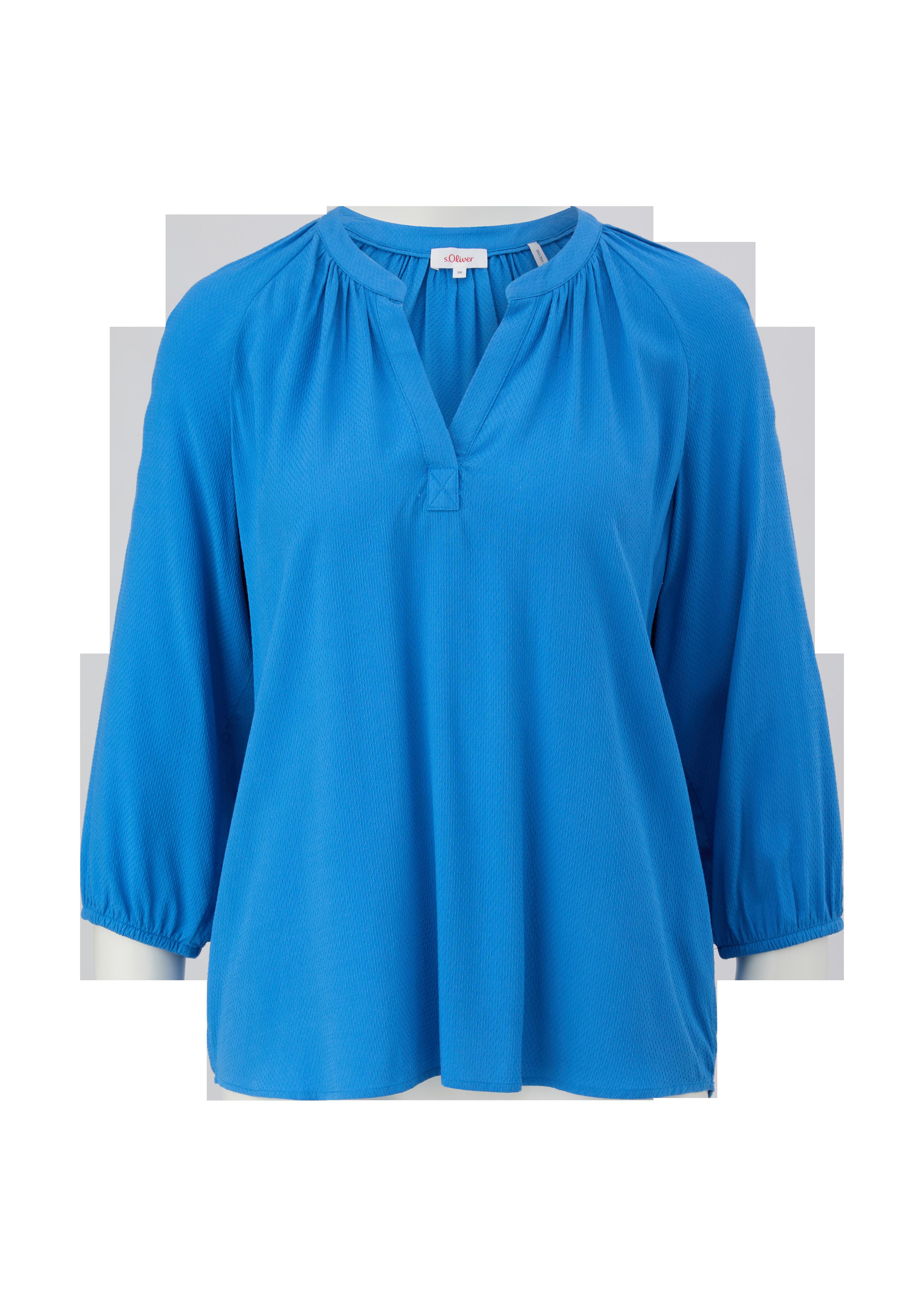 Viskosebluse mit Tunika-Ausschnitt  2128374-5520