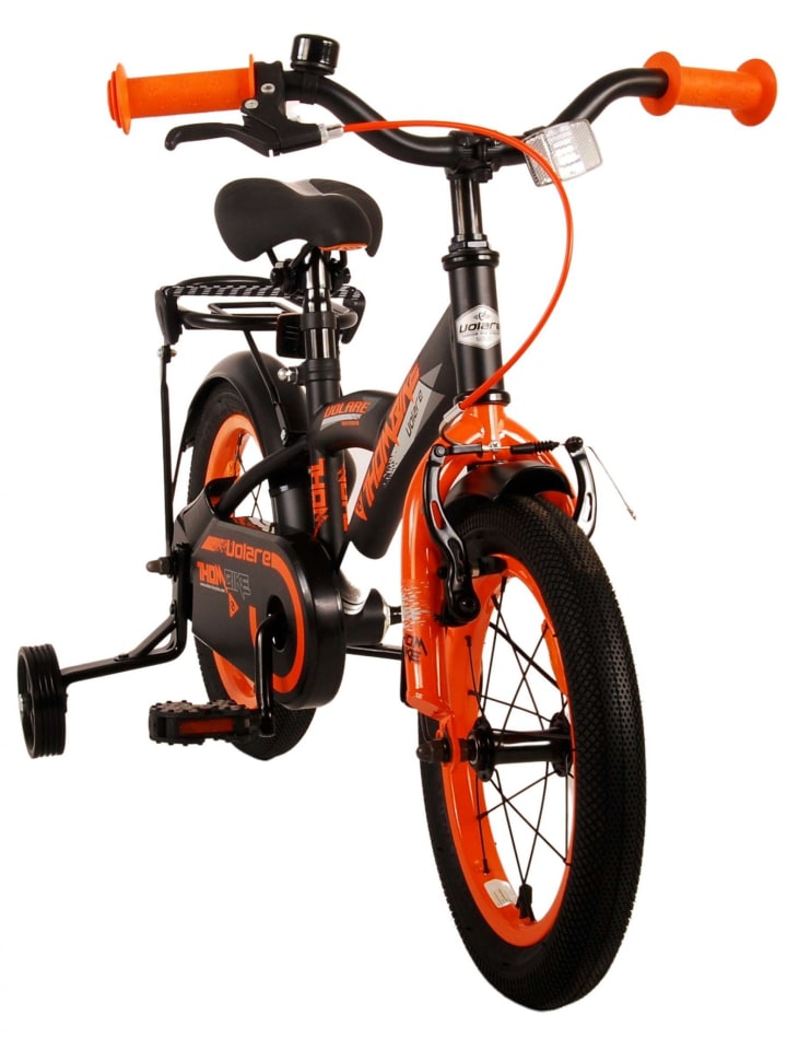Volare Kinderfahrrad Thombike für Jungen 14 Zoll Kinderrad in Schwarz Orange 4 Jahre günstig kaufen onesize