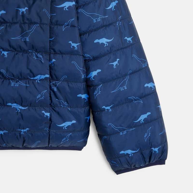 Doudoune légère réversible bleu Garçon