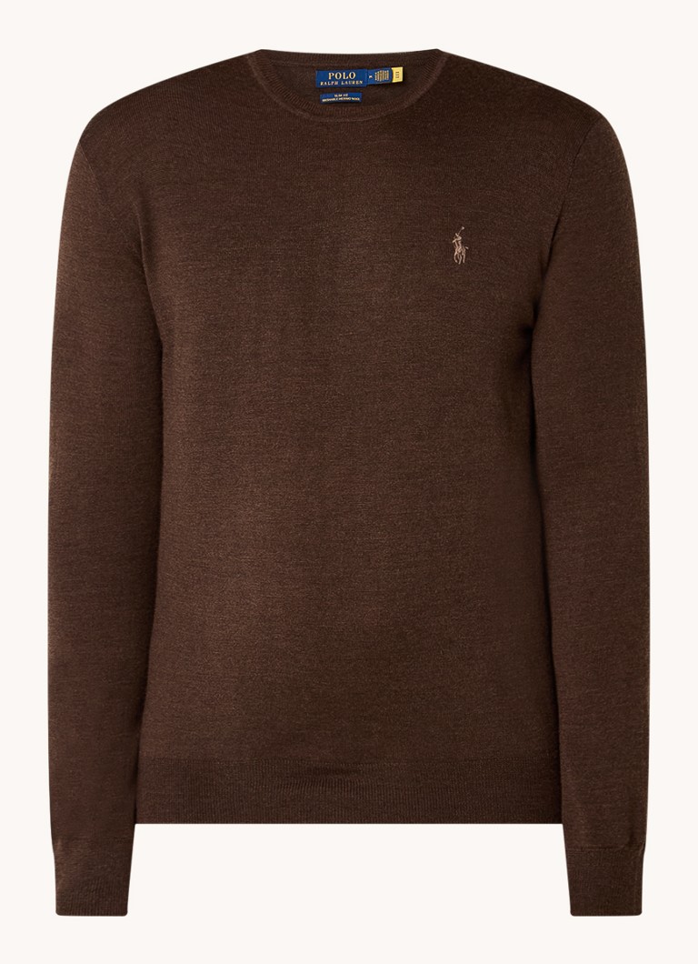 Ralph Lauren Fine-knit wool pullover with logo