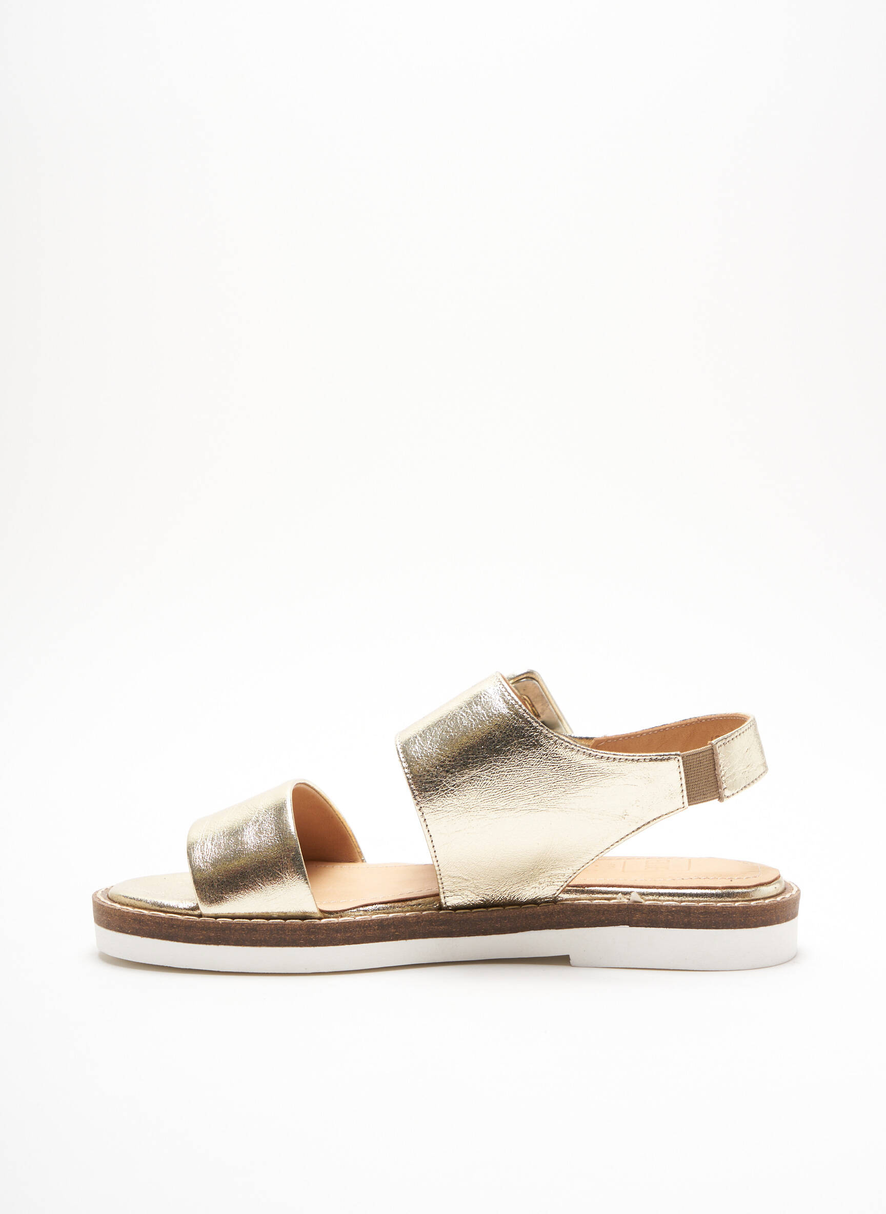 Elue Par Nous Sandales Nu Pieds Femme couleur beige
