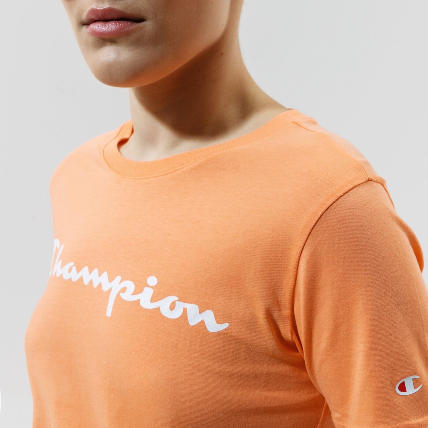 CHAMPION T-SHIRT CREWNECK T-SHIRT Orange