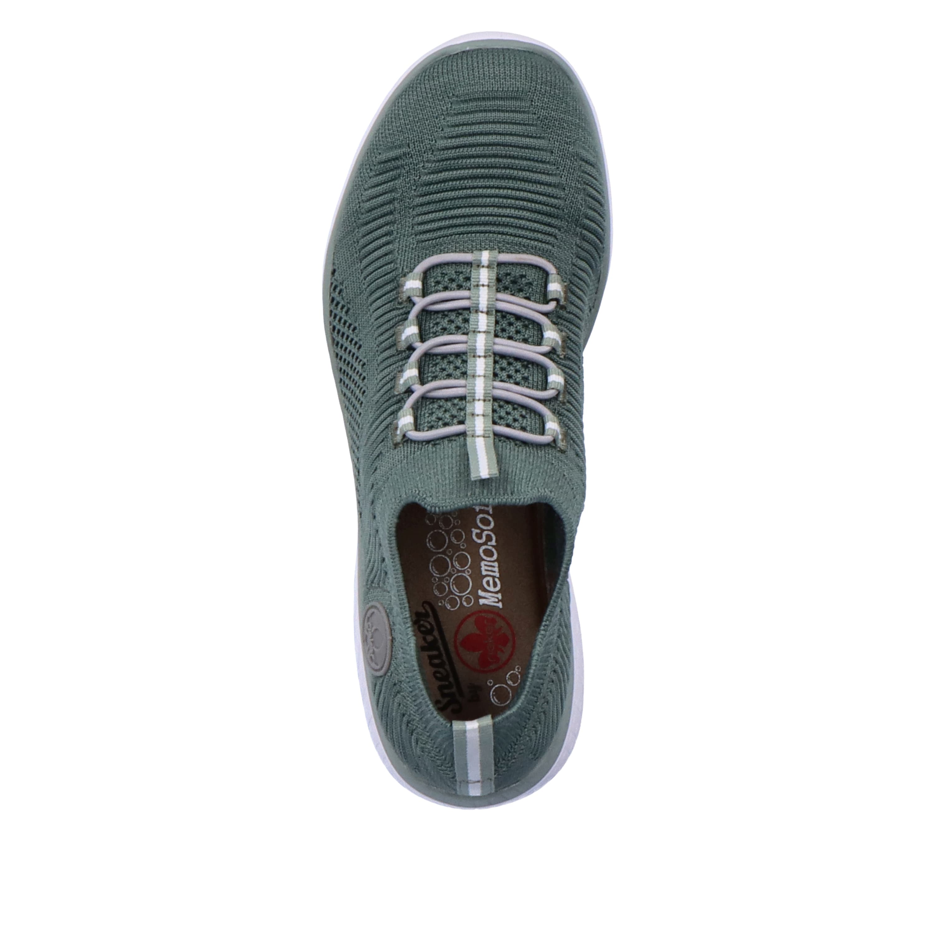 Rieker Damen Slipper grünblau