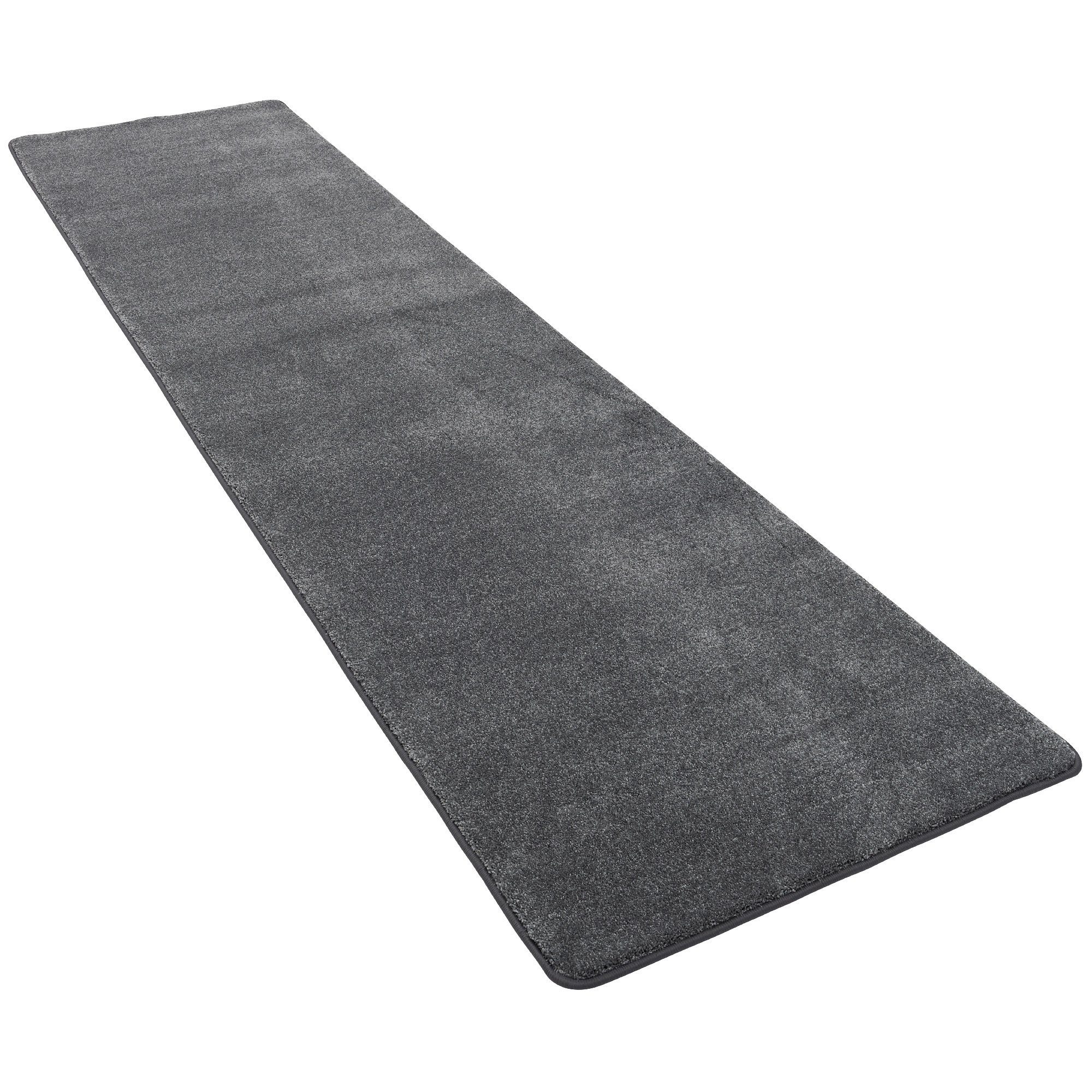 Hochflor-Läufer Hochflor Luxus Velours Läufer Teppich Touch, Snapstyle, Eckig, Höhe: 20.5 mm