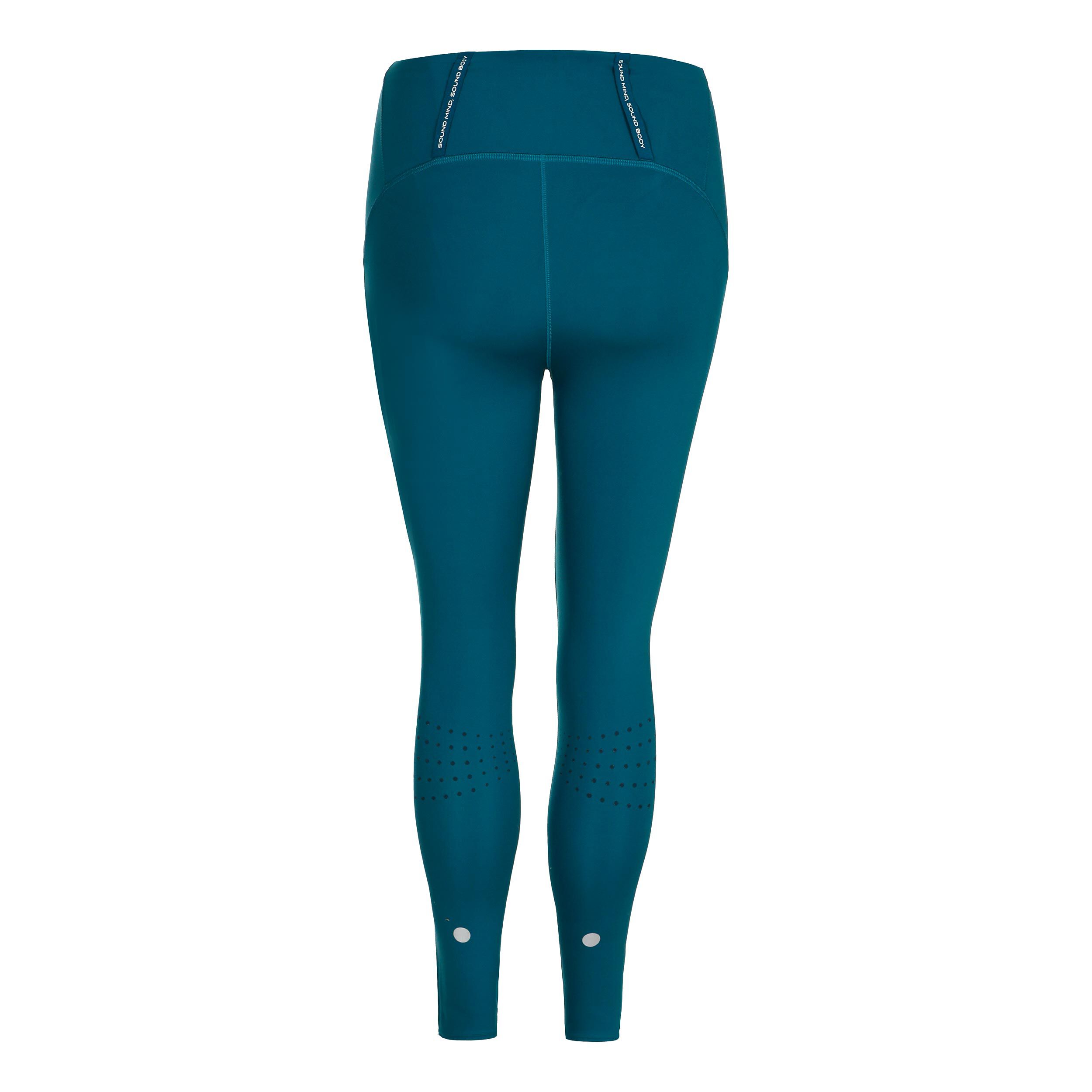 Road High Waist Lauftight Damen - Petrol