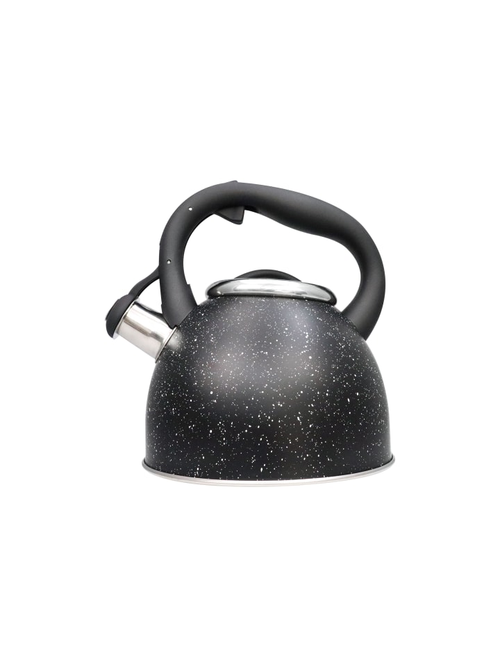 COFI 1453 Wasserkessel Edelstahl Flötenkessel 2,5L in Schwarz günstig kaufen onesize