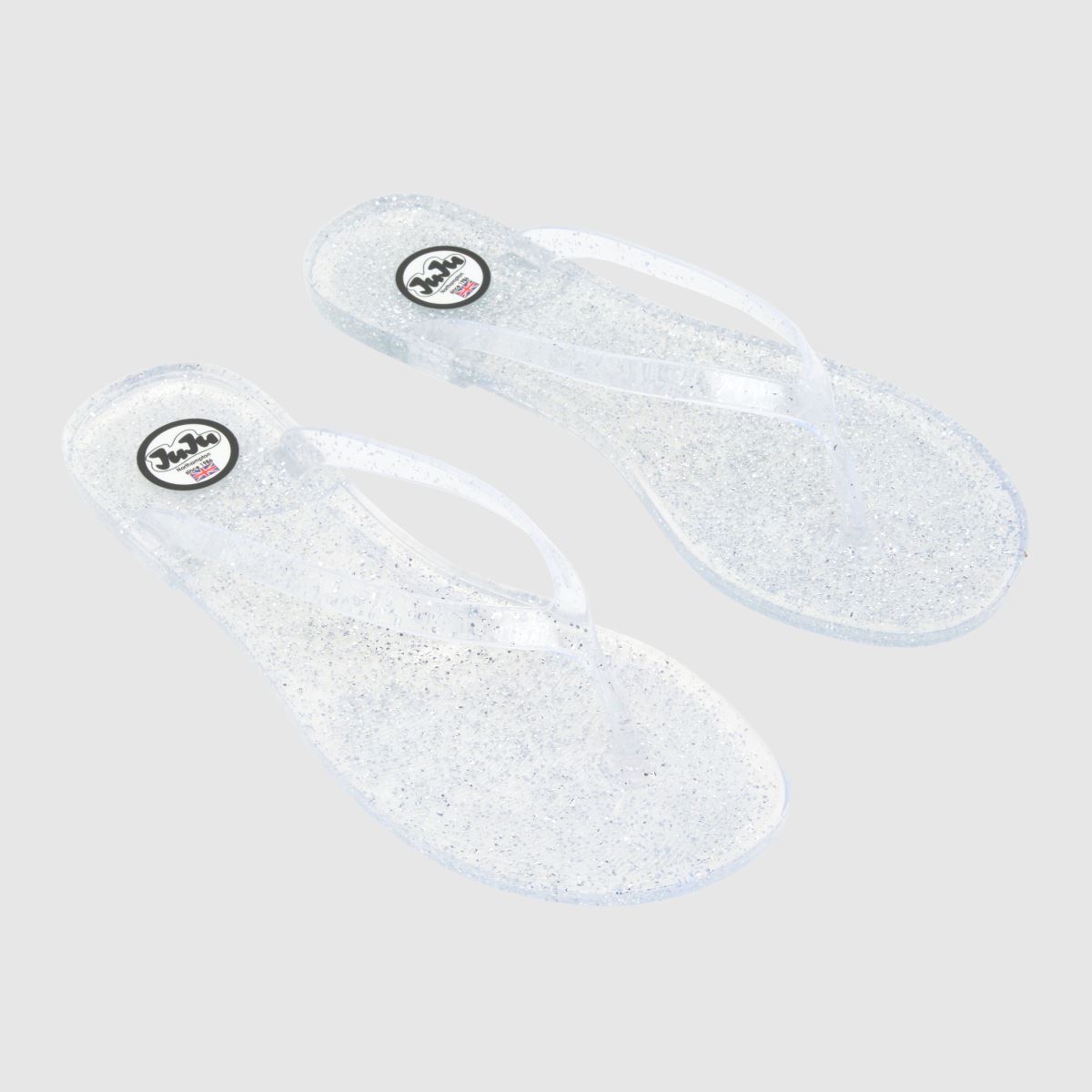 JUJU JELLIES flip-flop szandálok ezüst színben