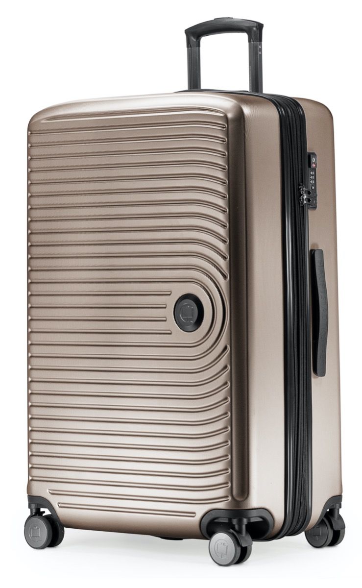 MITTE - Large suitcase, hard shell, matt, XXL extension, TSA, 77 cm, 127 litres