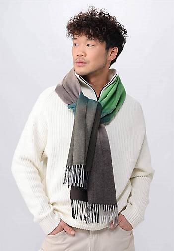 FRAAS Wollschal mit Colour Blocks und Ombré-Effekt