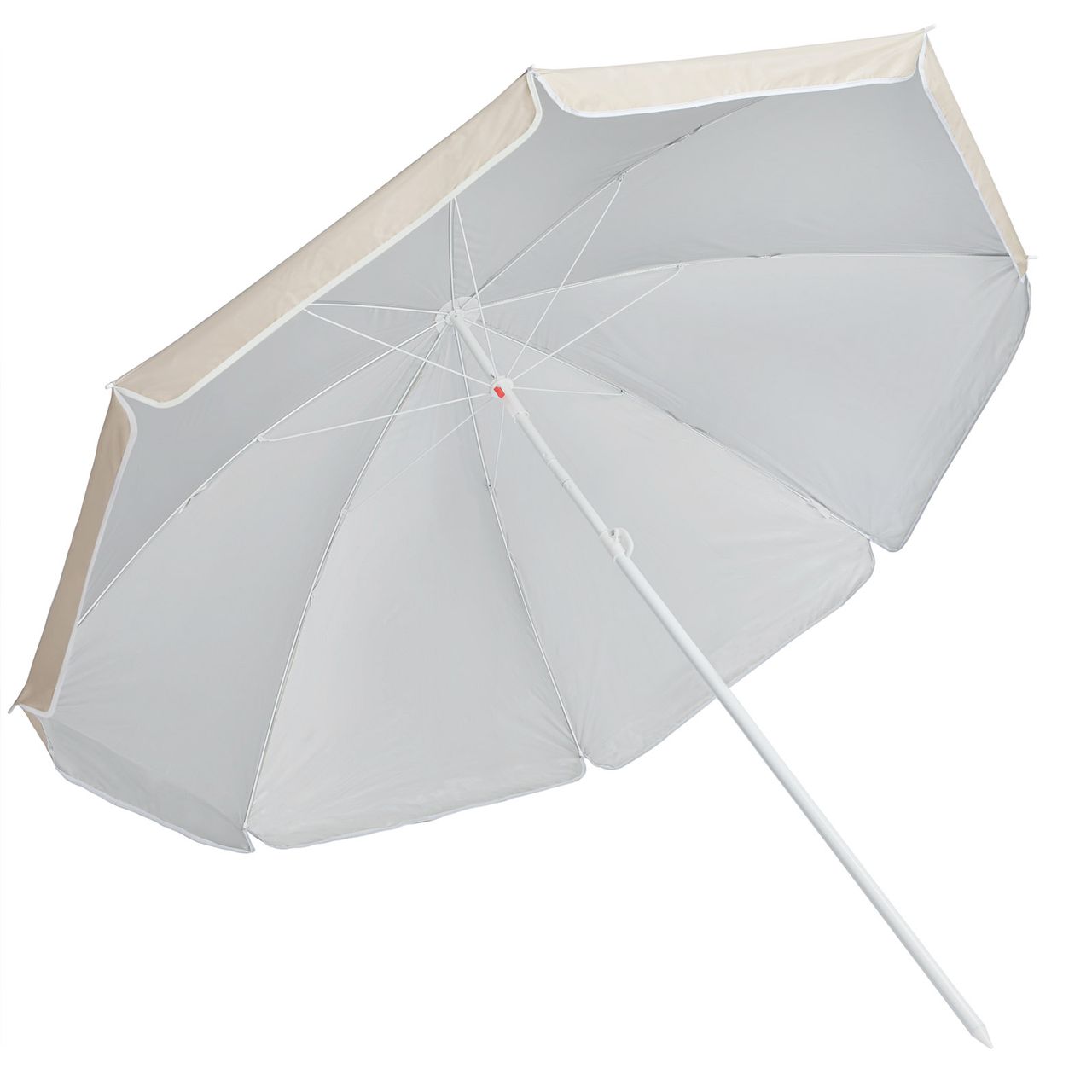 Kingsleeve Sonnenschirm Cyprus Beige 180cm Neigefunktion