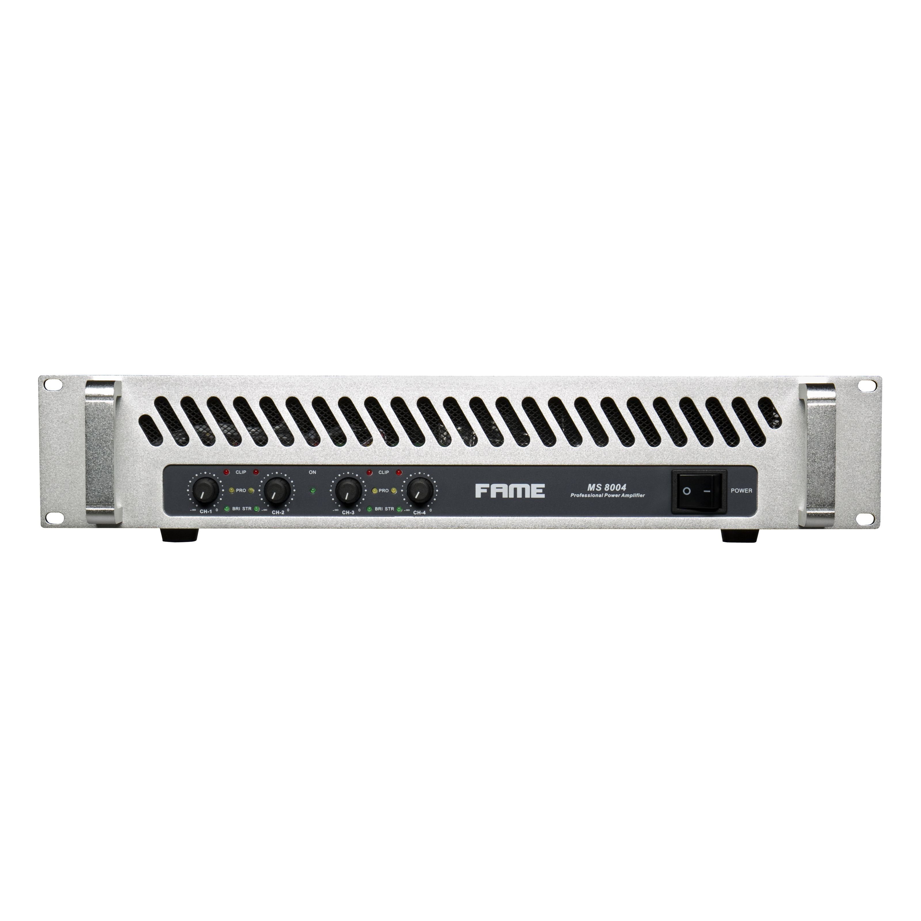 Fame Audio Endverstärker (MS 8004 Endstufe, 4x 820W / 4 Ohm)