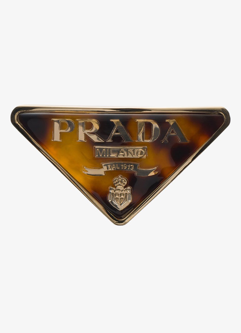 Prada matu sprādze ar logotipu