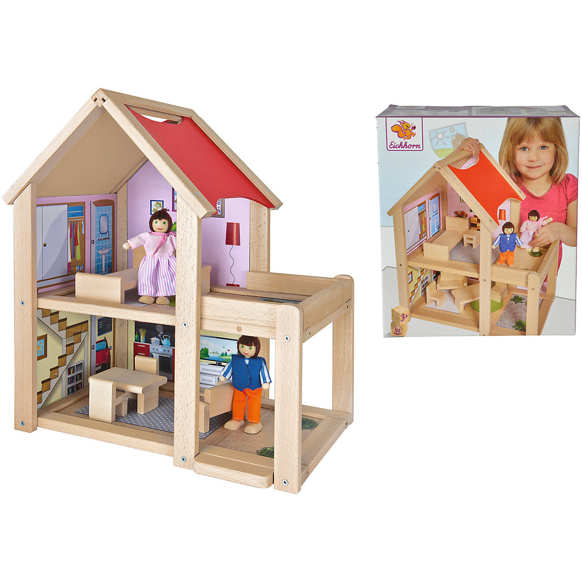Puppenhaus aus Holz