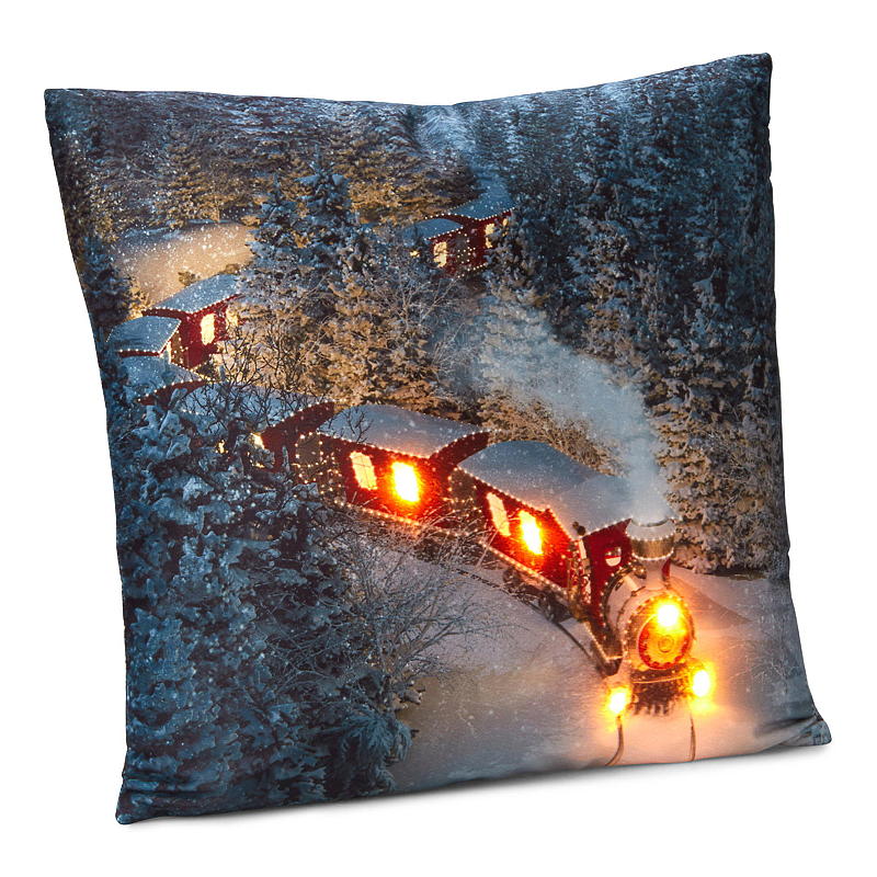 Home Pute 45x45 cm m/LED-lys naturmotiv