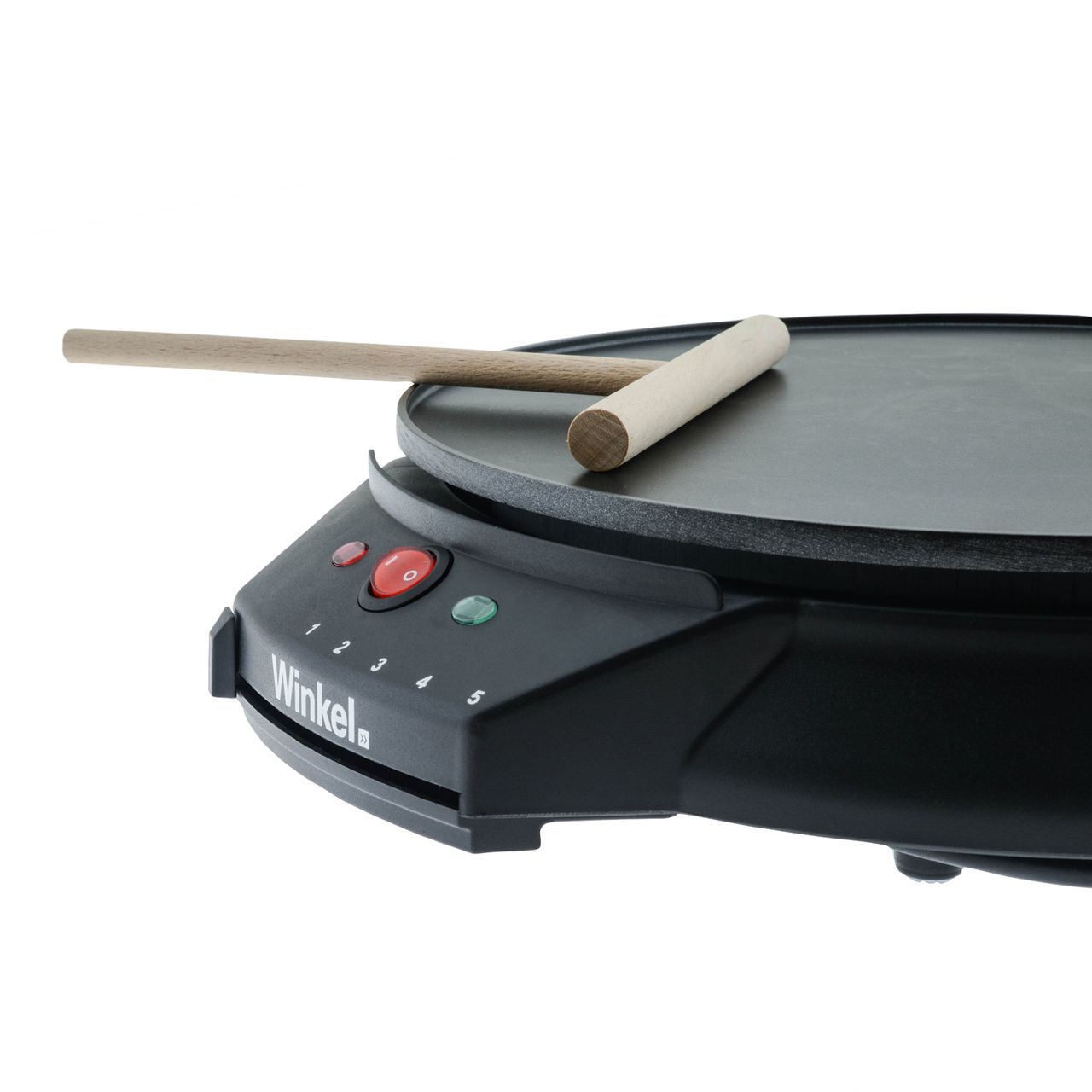 Weasy Wëasy GOO30 Crepes-Maker / 30cm Durchmesser / 5 Wärmestufen / inklusive Teigverteiler / 1000 W / schwarz