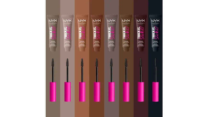 NYX PROFESSIONAL MAKEUP Brow Mascara Thick it Stick it! 7 ml 06 - Brunette