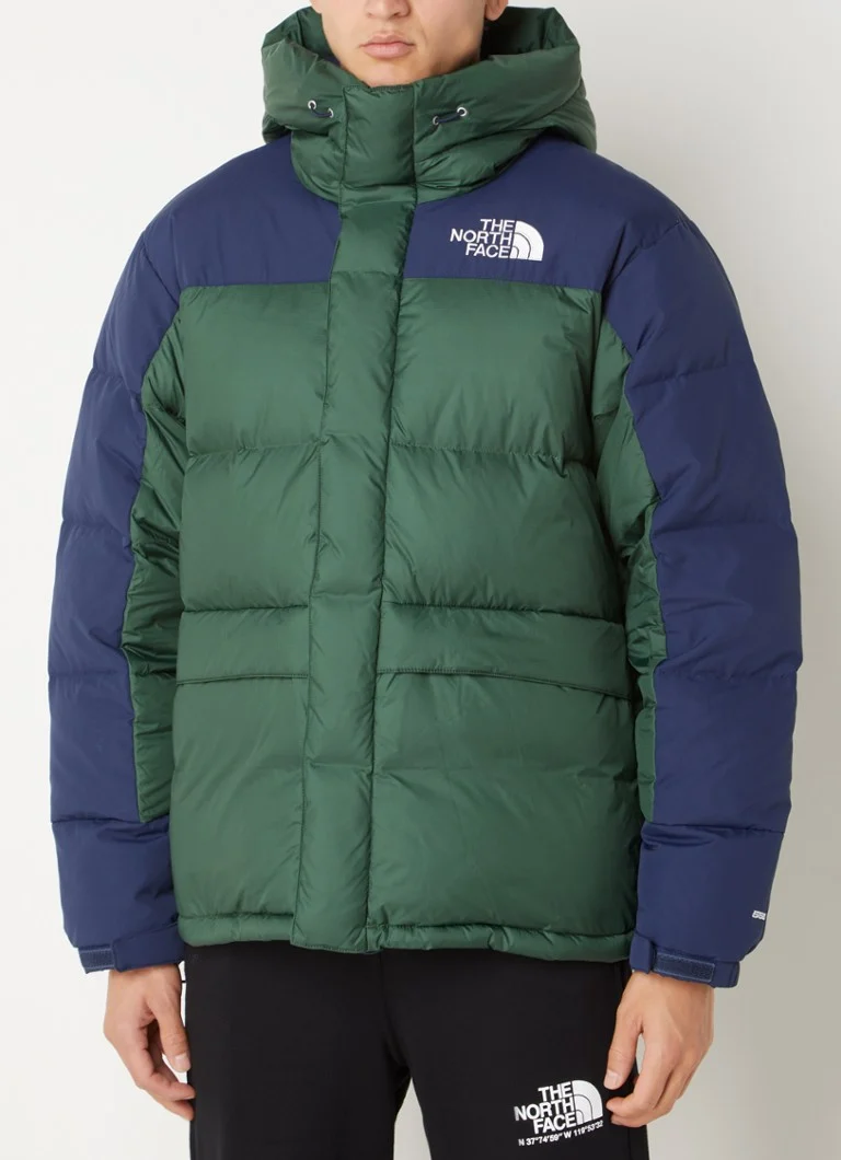 Prešita parka The North Face Himalayan s puhovim polnilom in žepi z zadrgo