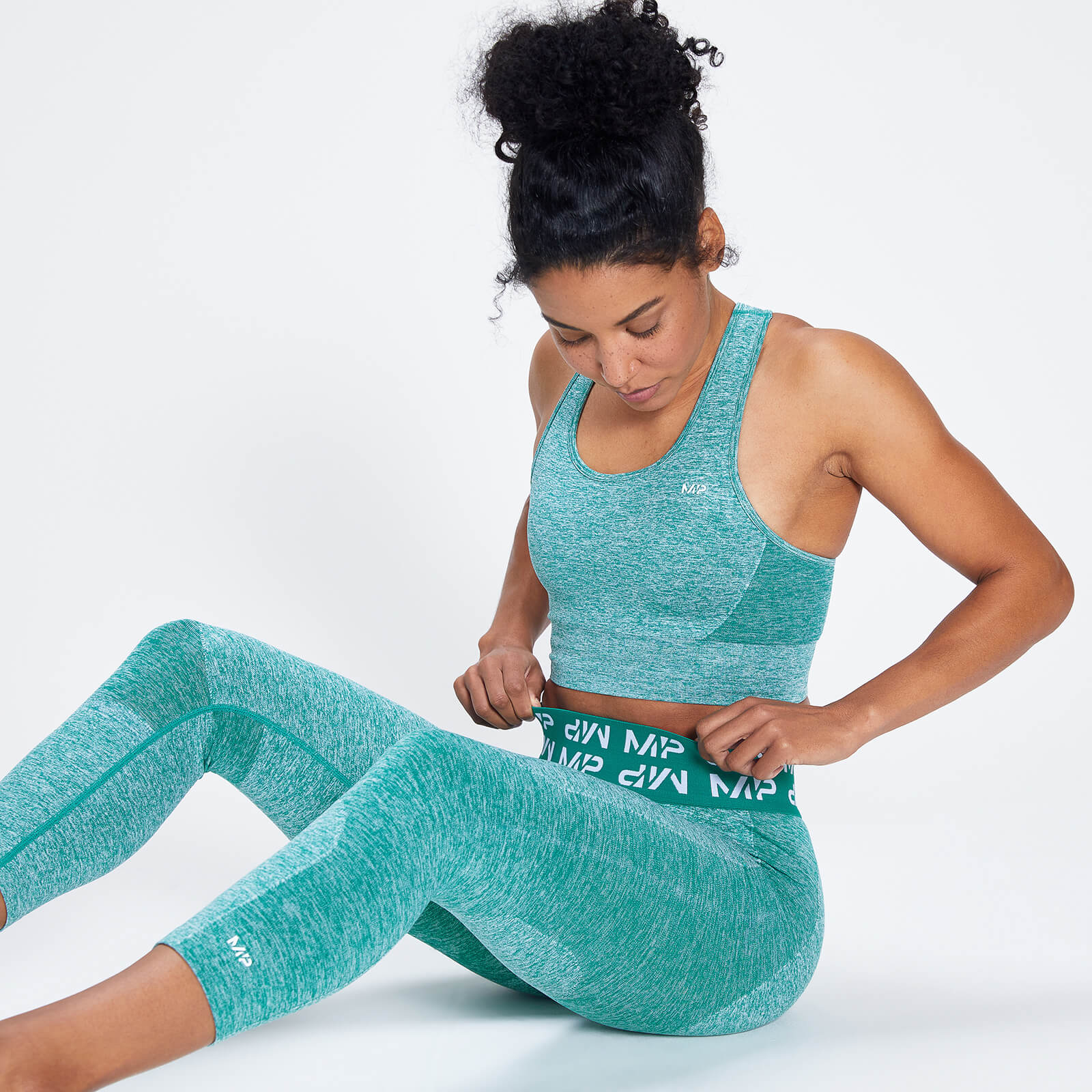 Legging ¾ MP Curve pour femmes – Vert énergie