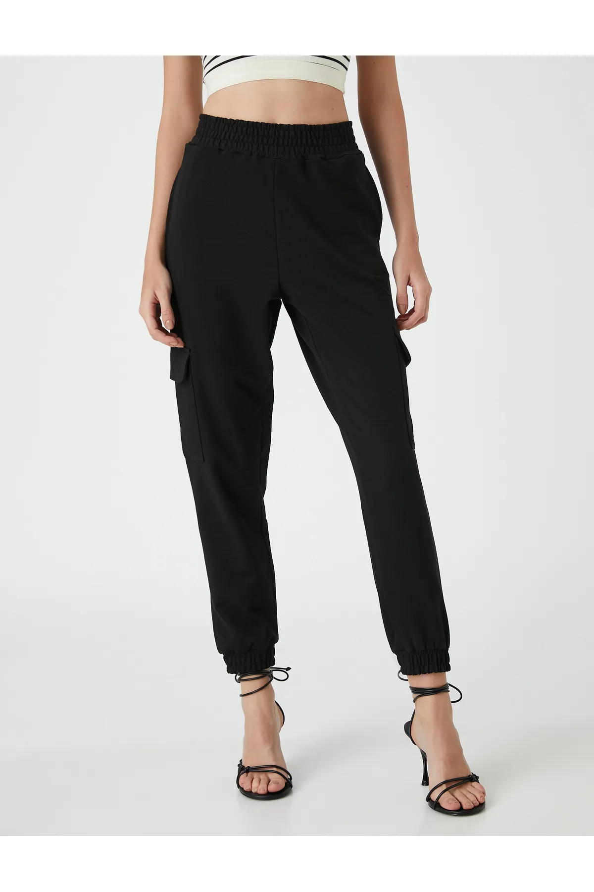 Koton  Jogger-Cargohose mit elastischer Taillentasche