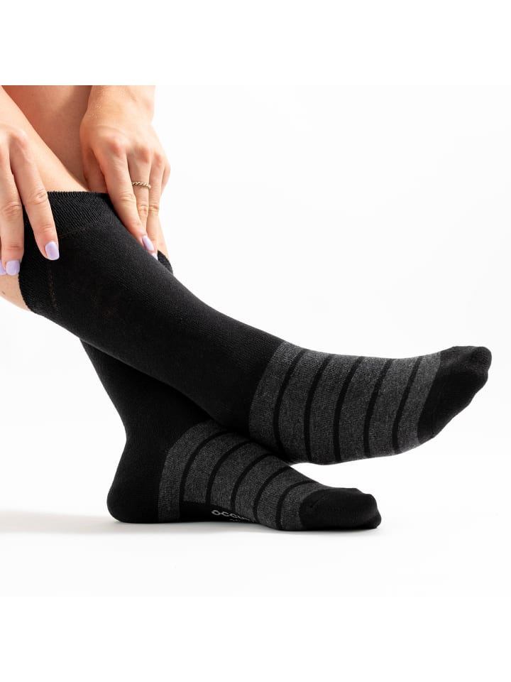Occulto 10er Pack farbige Socken Laura in Grau-Pink günstig kaufen