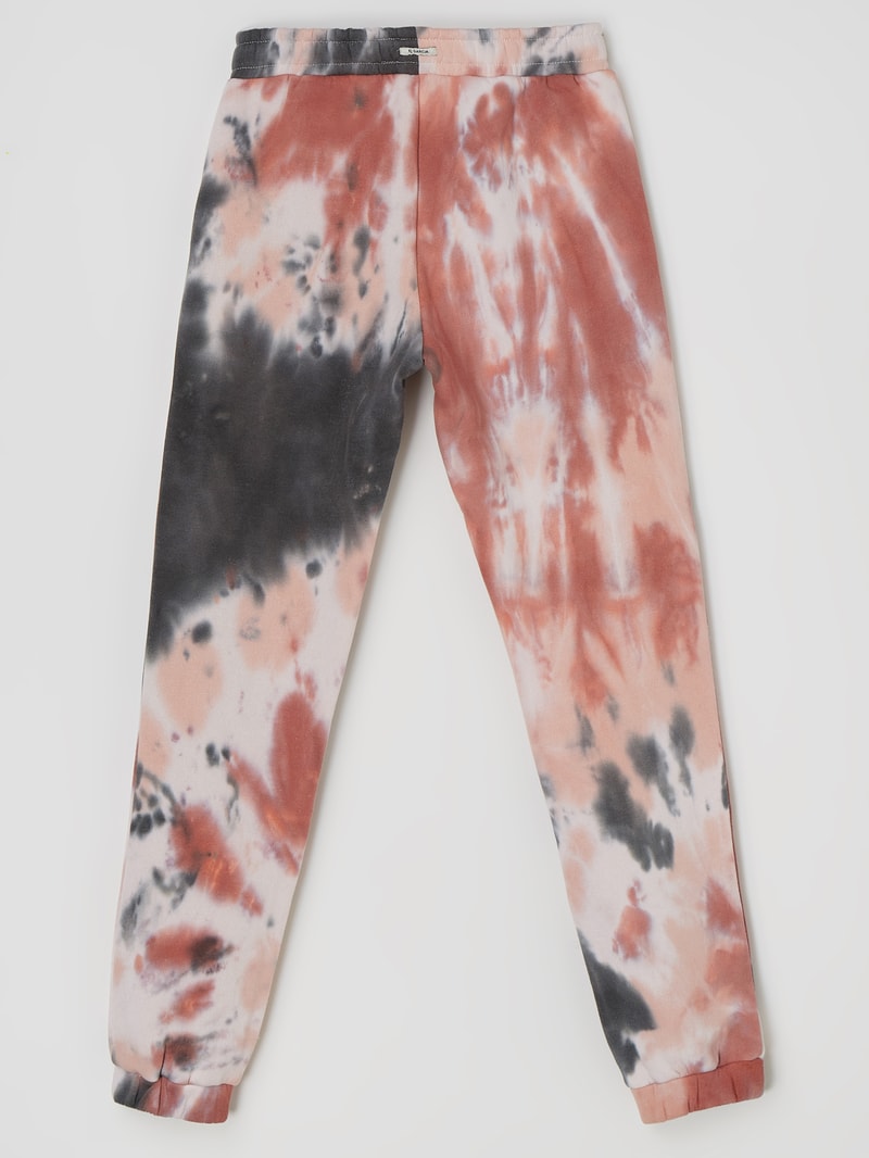 Sweathose im Batik-Look in offwhite