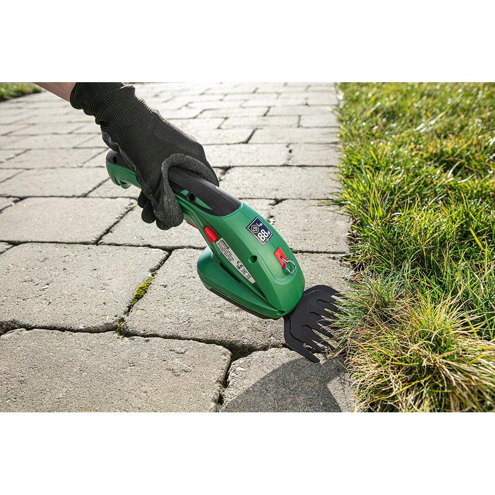 Powertec Garden Akku Gras- und Strauchschere 2in1 7,2 V/1,3 Ah