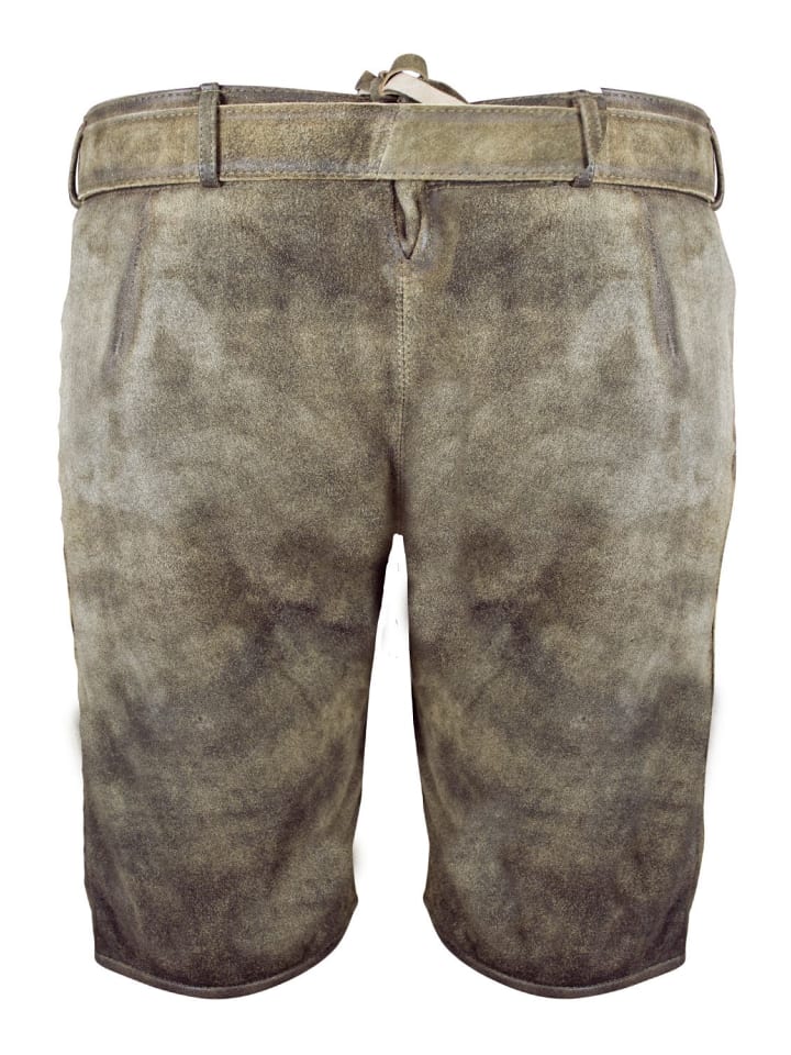 Edelnice Kurze Wildbock Lederhose Marcel in braun günstig kaufen
