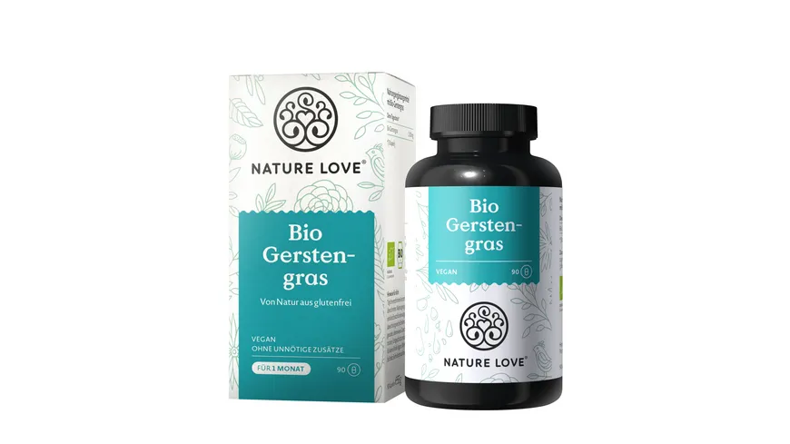 NATURE LOVE Bio Gerstengras 55 g