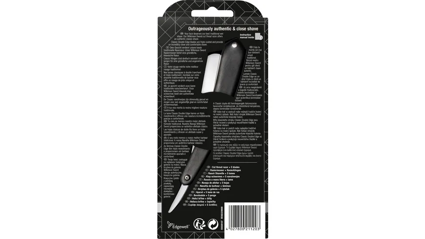WILKINSON SWORD Classic Vintage 5 Klingen + Rasiermesser