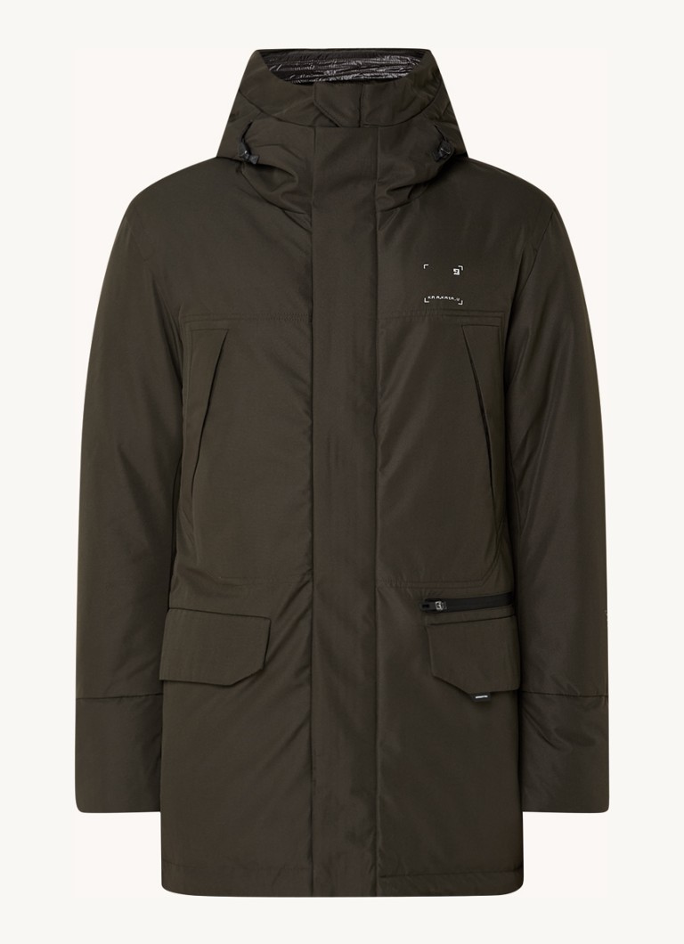 Parka trapuntato con cappuccio Krakatau Marcasite