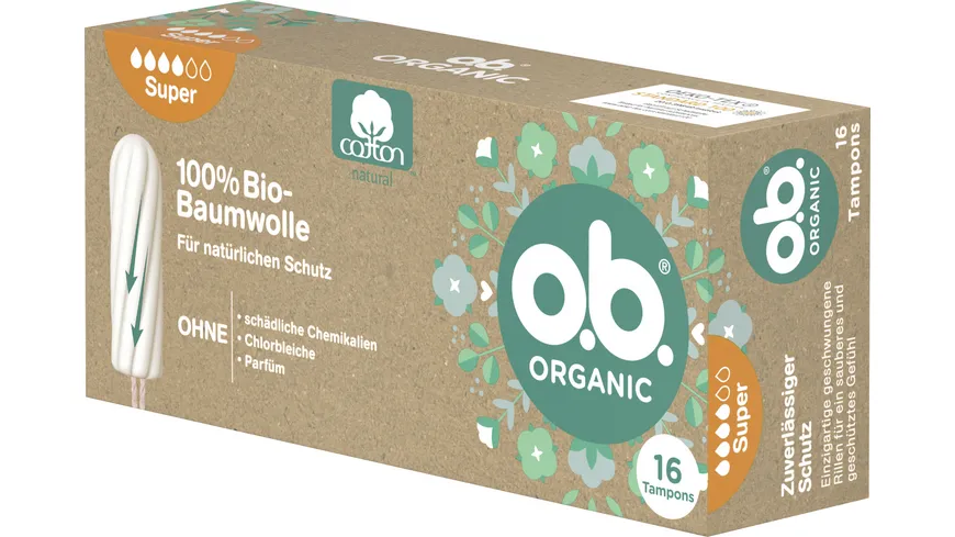 O.B. Organic Bio Tampon Super 16er