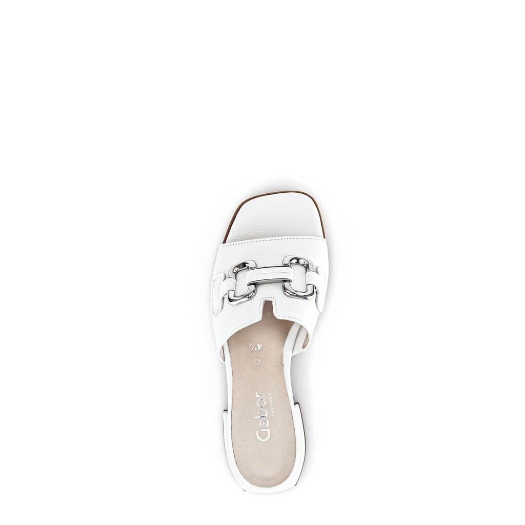 Gabor comfort Pantolette weiß