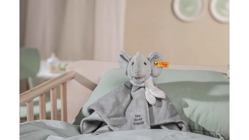 Steiff - Soft Cuddly Friends My first Steiff Ellie Elefant Schmusetuch