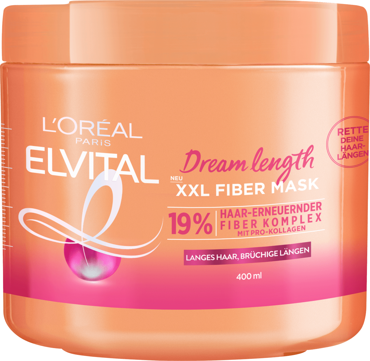 Haarkur XXL FIBRE MASK, 400 ml
