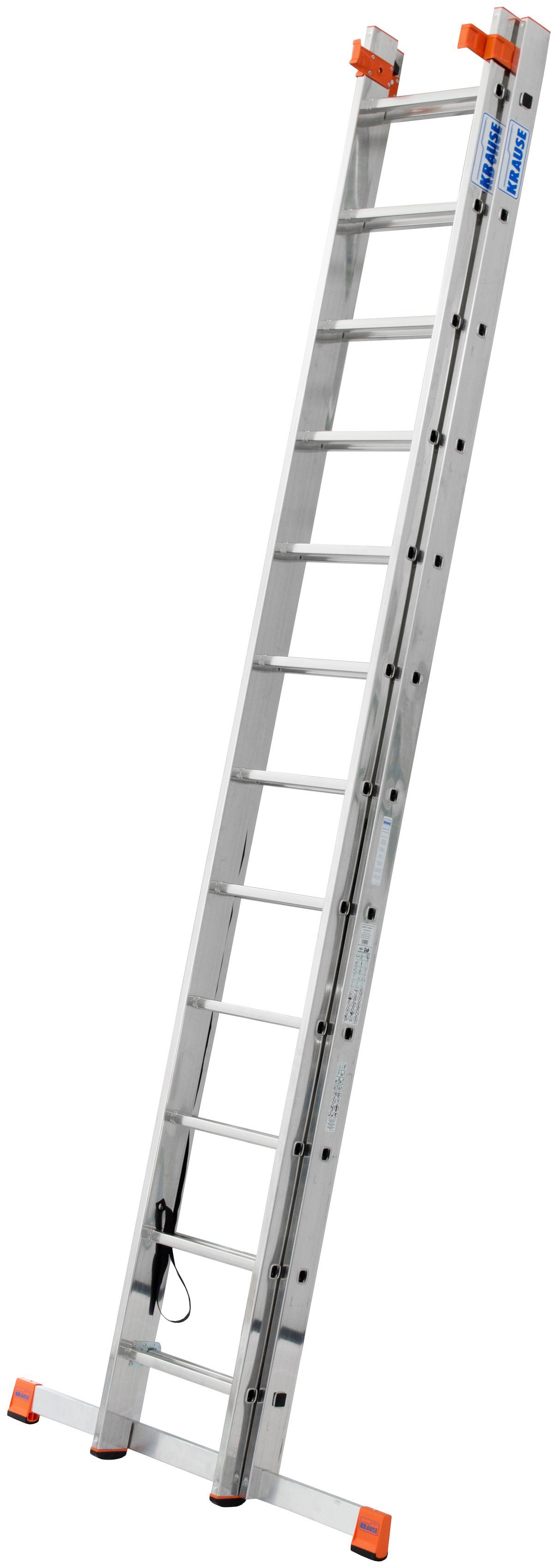 KRAUSE Vielzweckleiter Tribilo, Alu, 3x12 Sprossen, Arbeitshöhe ca. 930 cm