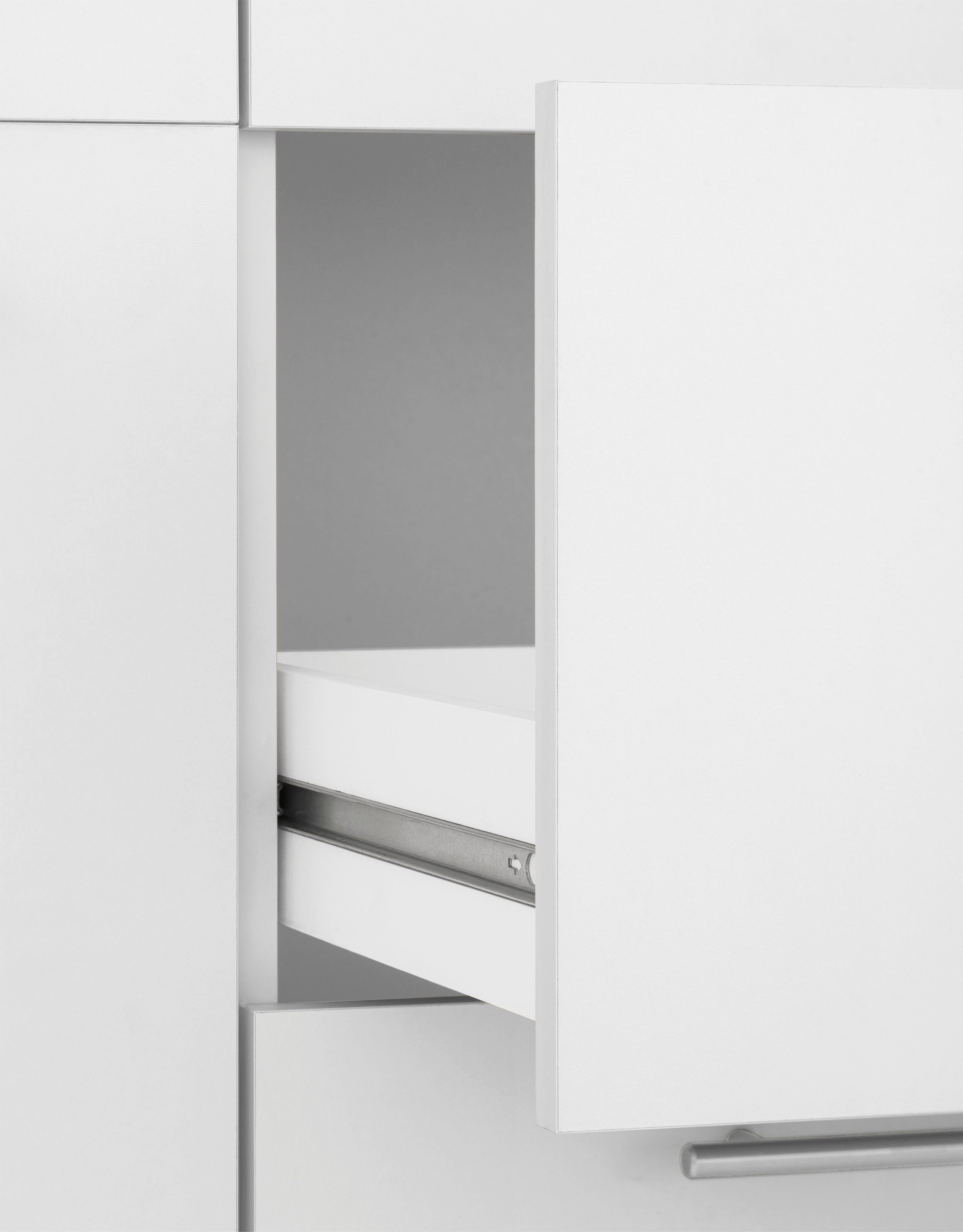 wiho Küchen Küchenzeile Unna, mit E-Geräten, Breite 280 cm