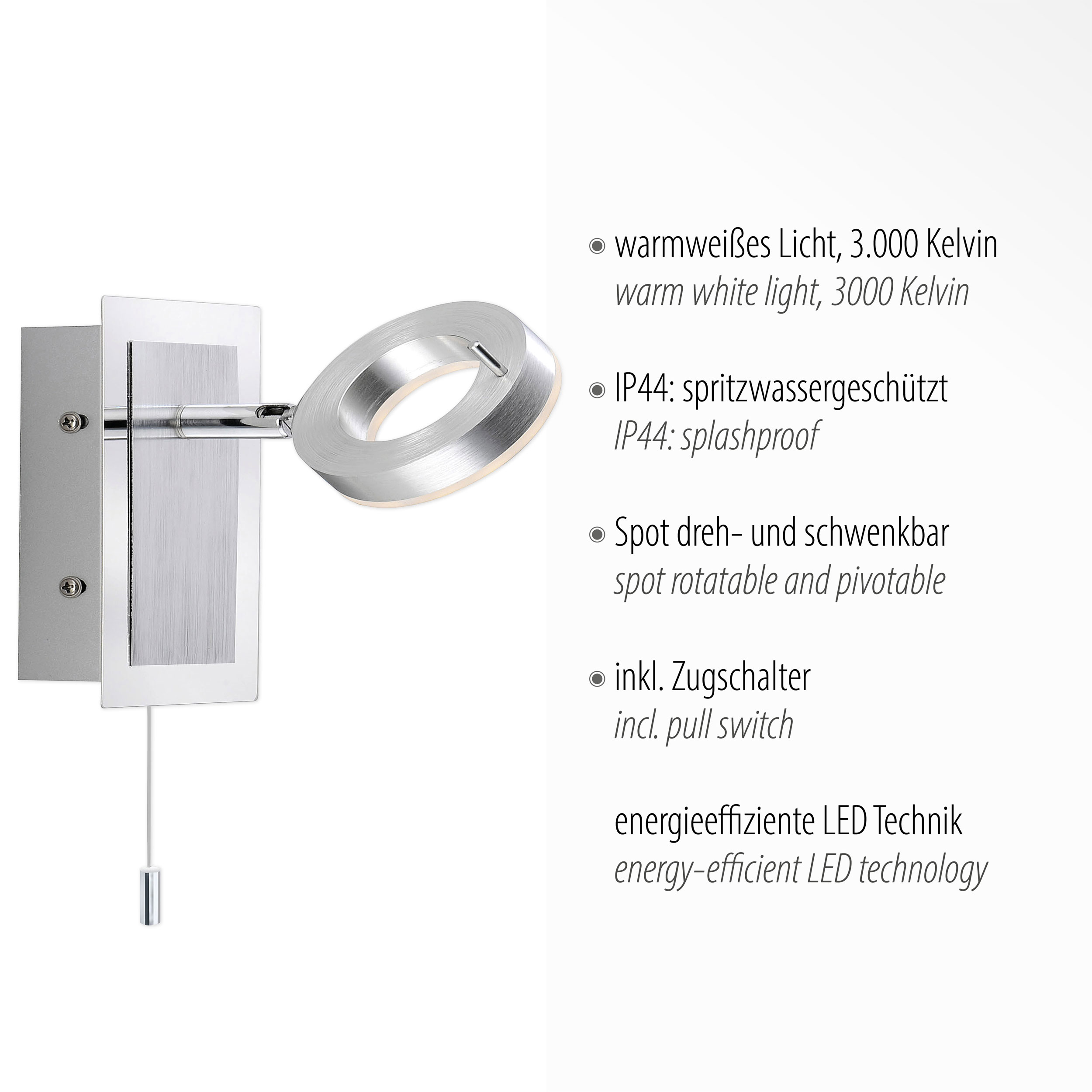Paul NeuhausLED-Deckenleuchte 1 flg