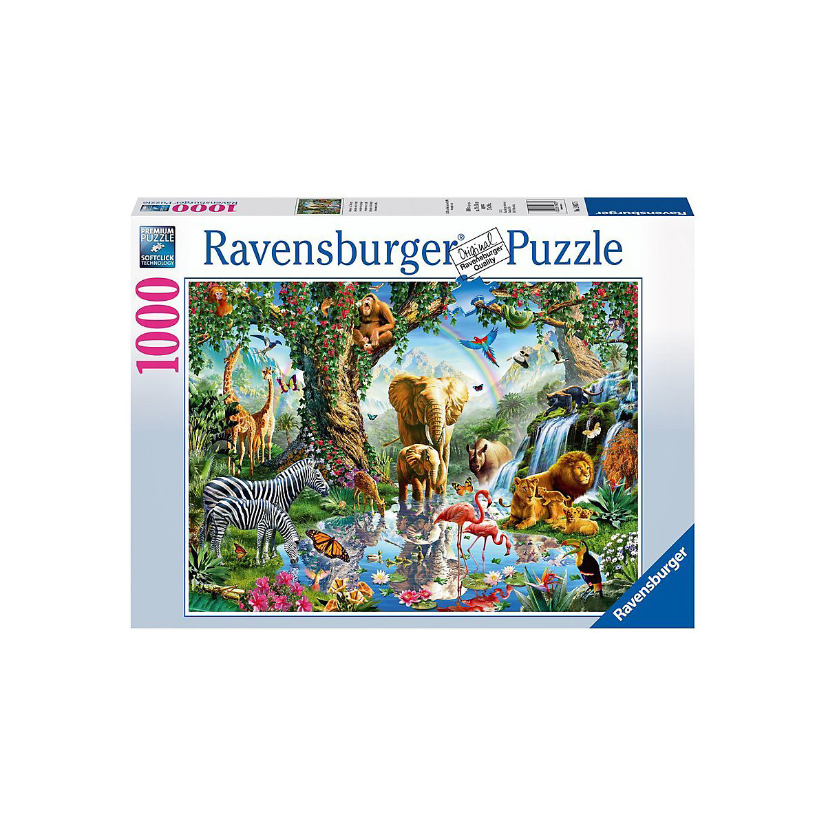 Puzzle 1000 Teile, 70x50 cm, Abenteuer im Dschungel