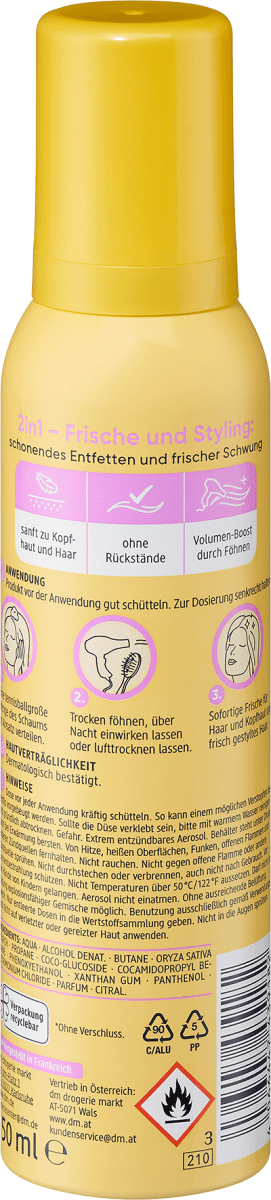 Trockenshampoo Schaum Happy Rainbow, 150 ml