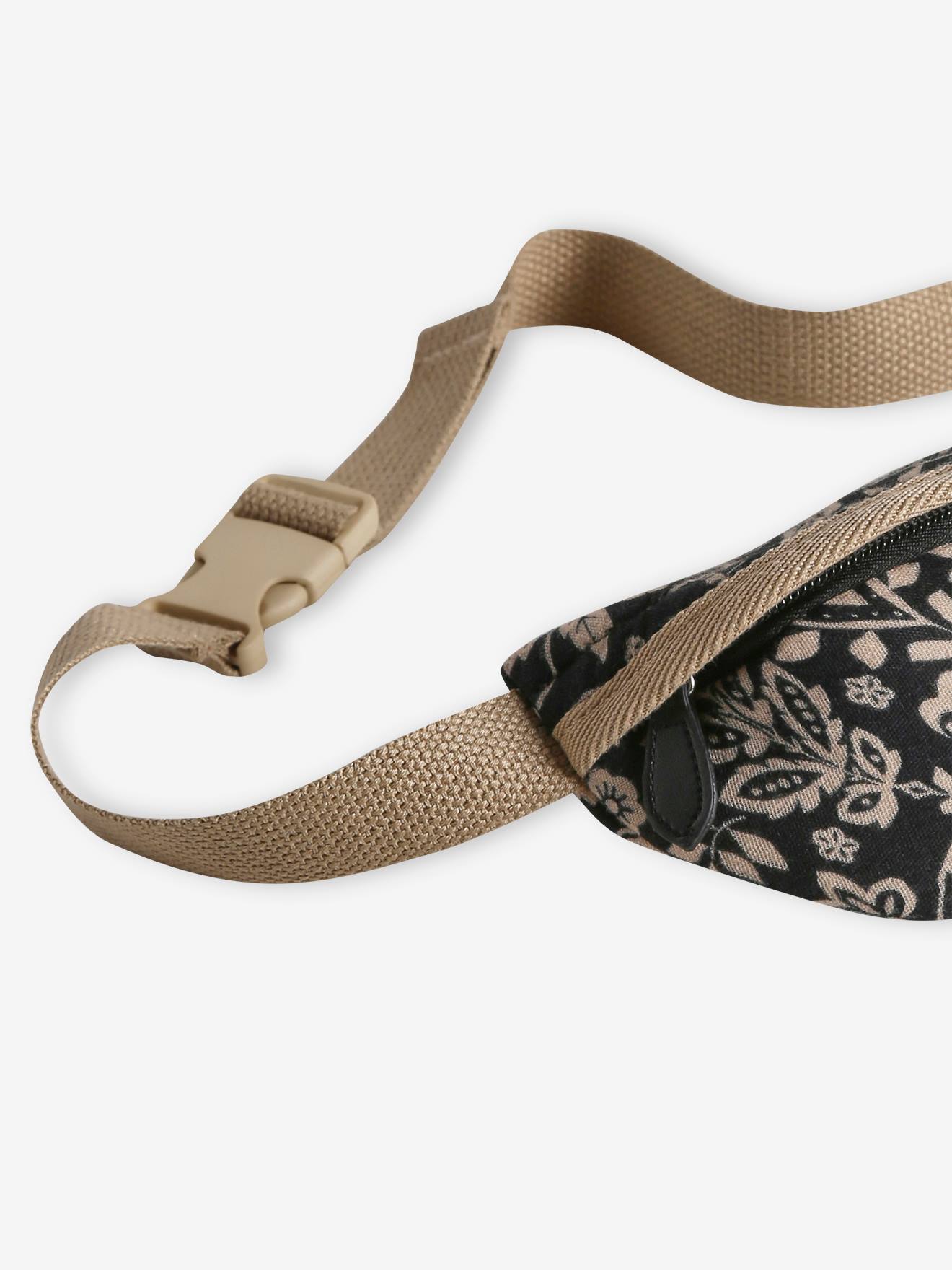 Vertbaudet Mädchen Bauchtasche aus Musselin - taupe