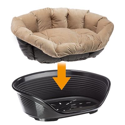Ferplast Korb Siesta Deluxe schwarz