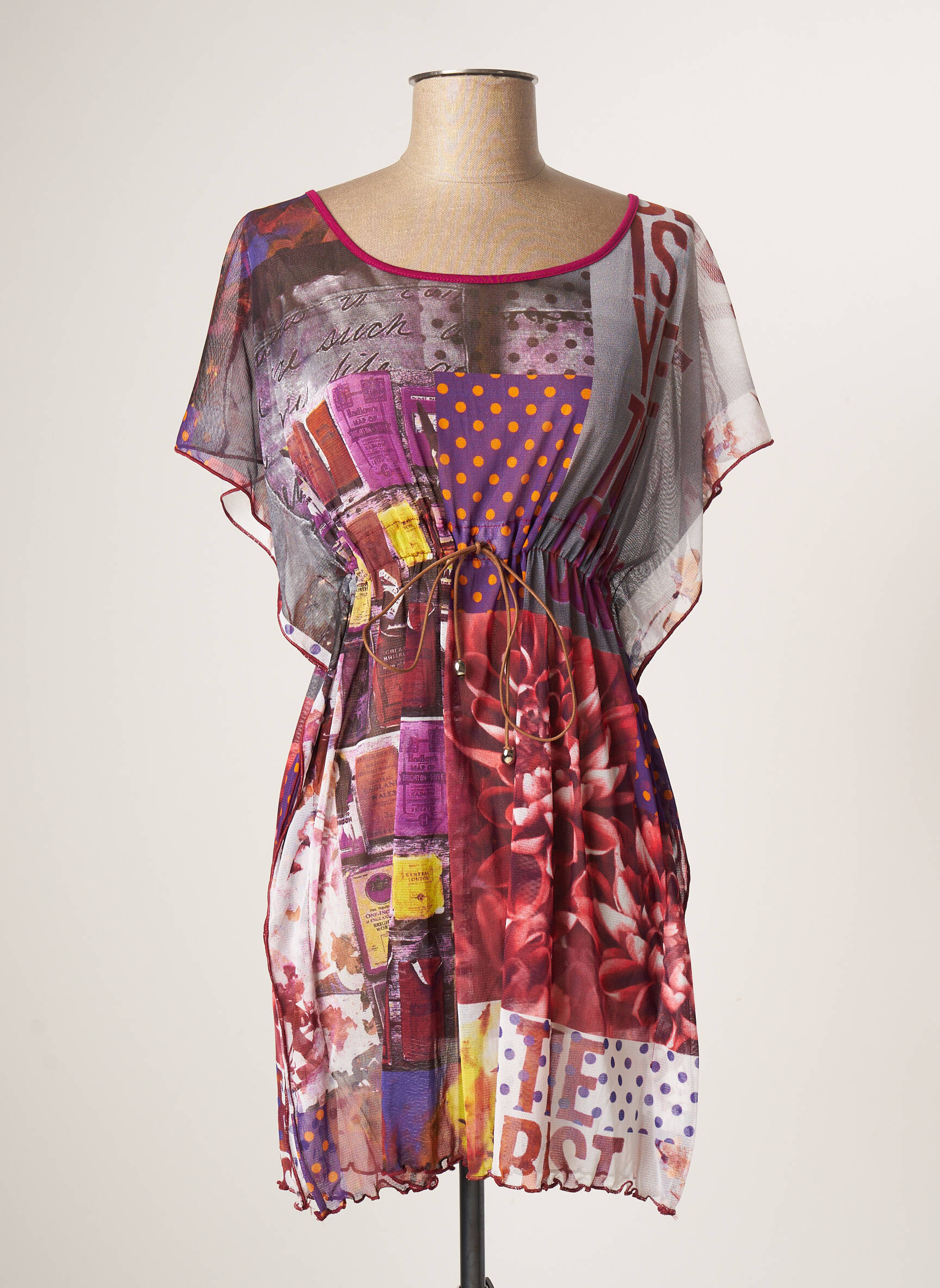 Barandi Tuniquemanchecourte Femme couleur rouge