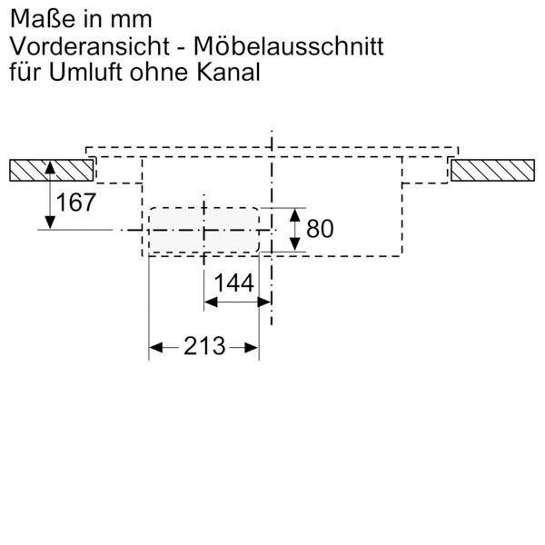 BOSCH Kochfeld mit Dunstabzug Serie 6 PVQ811F15E
