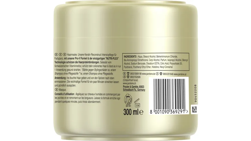 Pantene PRO-V Haarkur/Balsam/ Color Protect Intensiv-Maske 300ml 300 ml