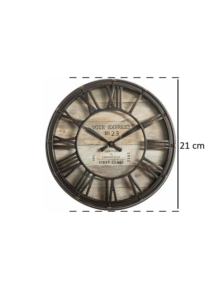 Atmosphera Créateur d'intérieur Wanduhr in braun günstig kaufen onesize