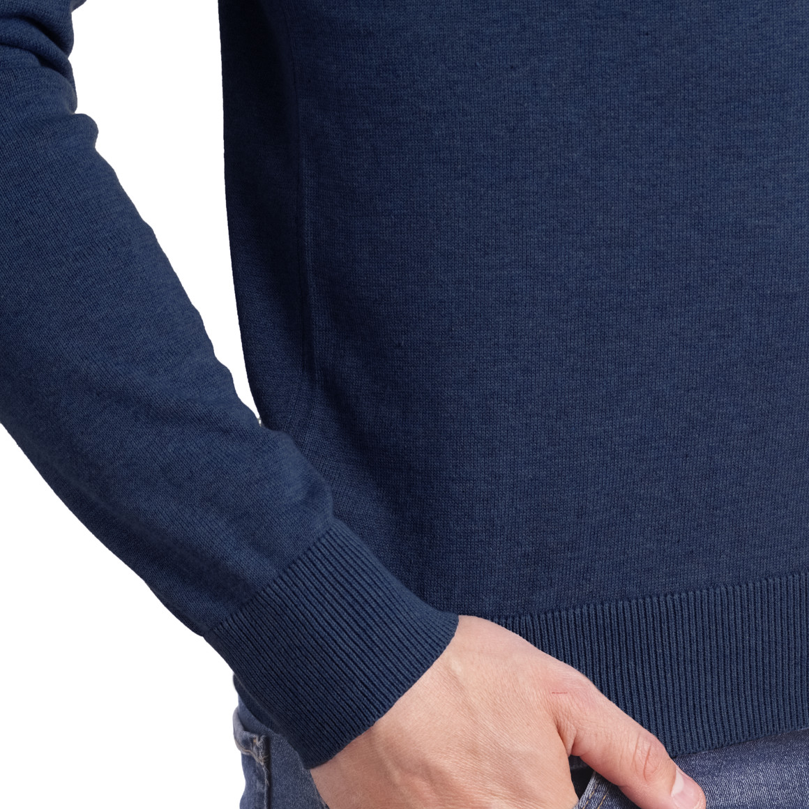Herren Feinstrickpullover mit Rundhals