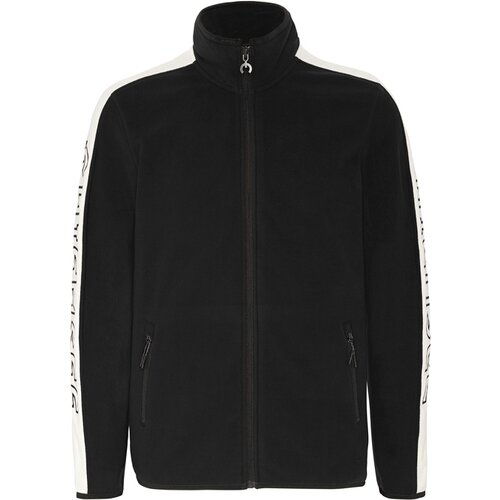 FLEECEJACKE MIT GROSSEM SCHRIFTZUG AM ÄRMEL