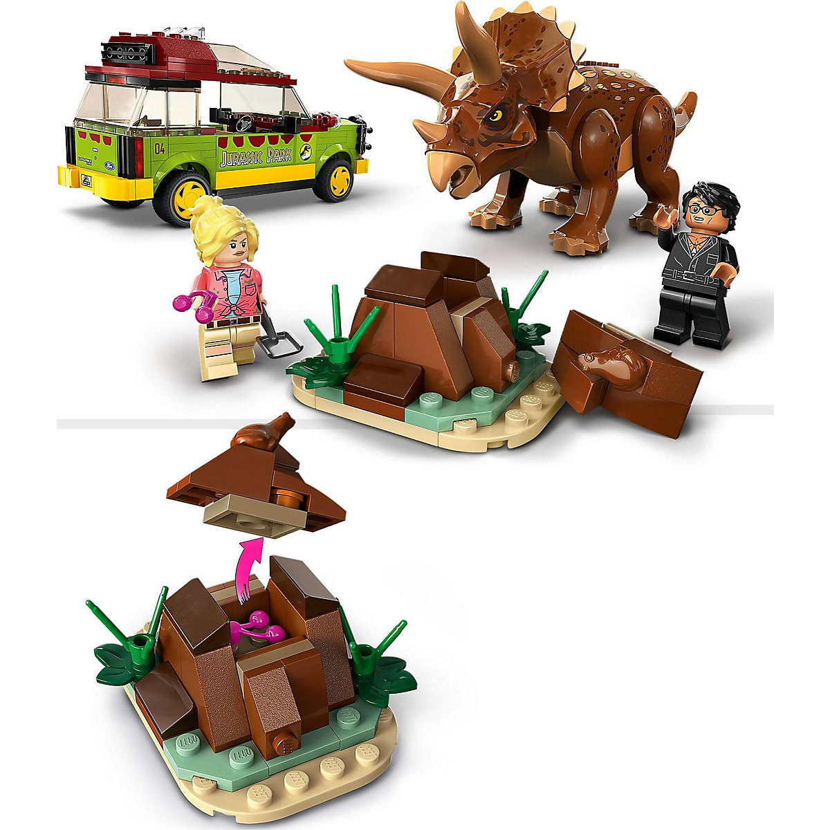 LEGO® Jurassic World 76959 Triceratops-Forschung