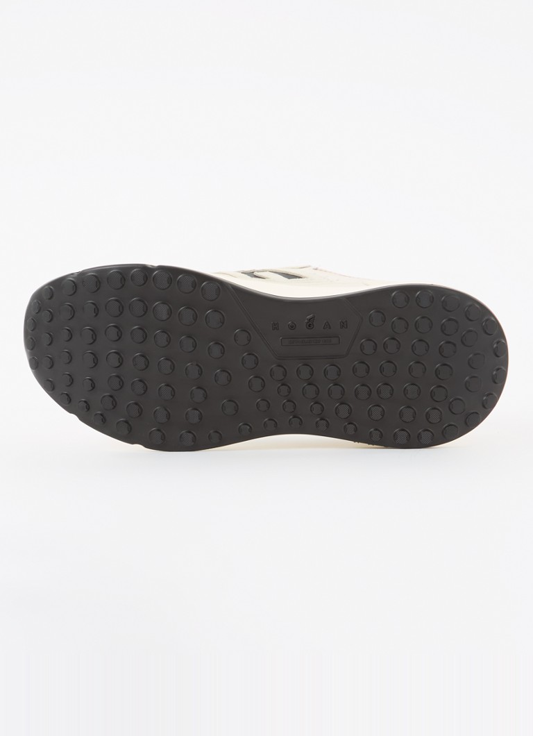 Buty sportowe Hogan ze zamszu z detalami z siateczki