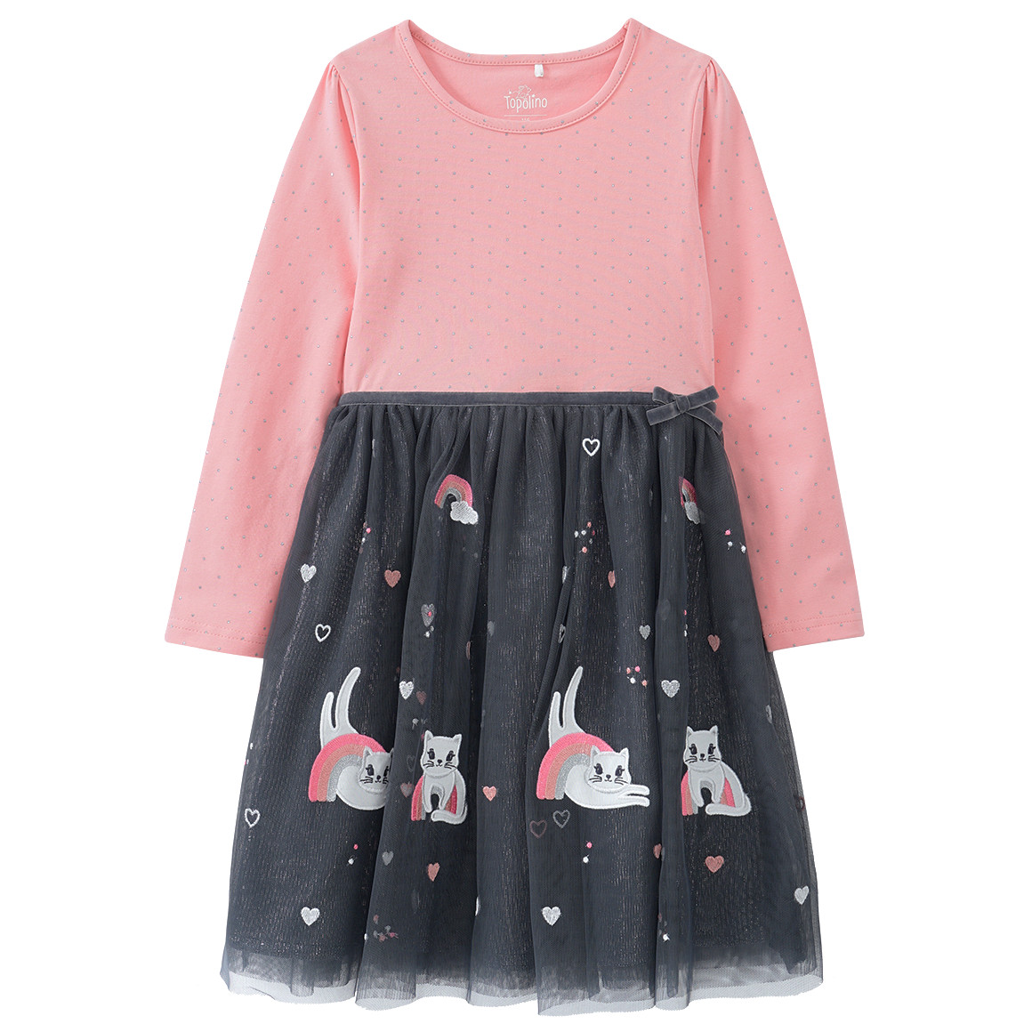Mädchen Kleid mit Tüll